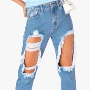 Adika Brico Ripped mom jeans